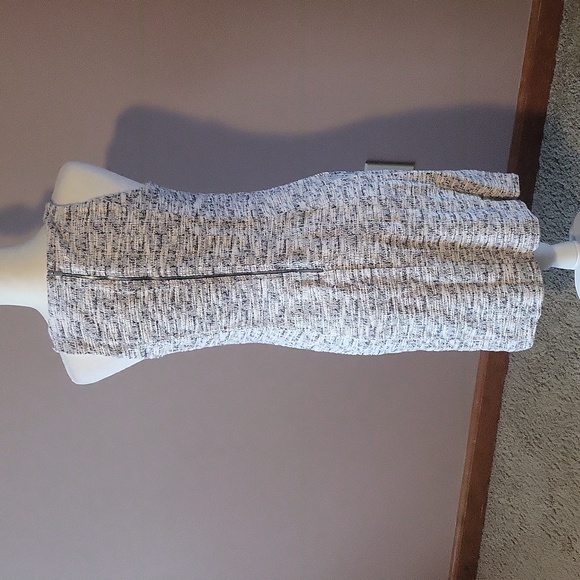 LOFT Sleeveless Sheath Lightweight Textured Space Dye Color Lined - Picture 3 of 5